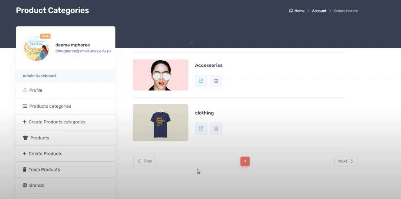 E-Commerce Backend  Development (PHP & MySQL)